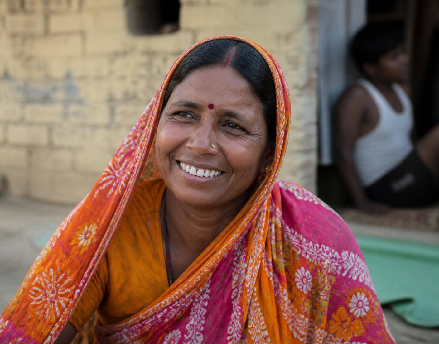Woman supported through HindSe microfinance